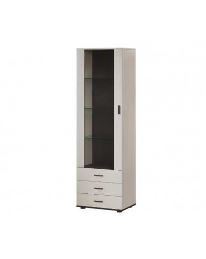 Cama S1 SOHO display cabinet 60x41x192 cashmere + black