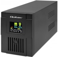 Qoltec 53770 uninterruptible power supply (UPS) Line-Interactive 1.5 kVA 900 W 2 AC outlet(s)