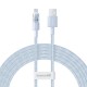 Baseus Gem USB to IP 2.4A fast charging cable 2 m Blue