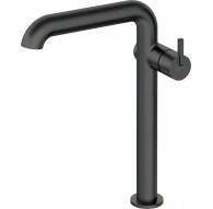 Tall basin mixer with rectangular spout