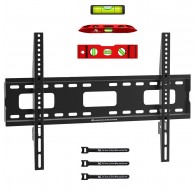 Maclean TV MC-419 Wall Mount Bracket 32"-100" VESA 600x400 45kg Tilting Universal Adjustable Spirit Level Accessories Flat Heavy