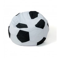 Sako bag pouffe ball white-black XXL 140 cm