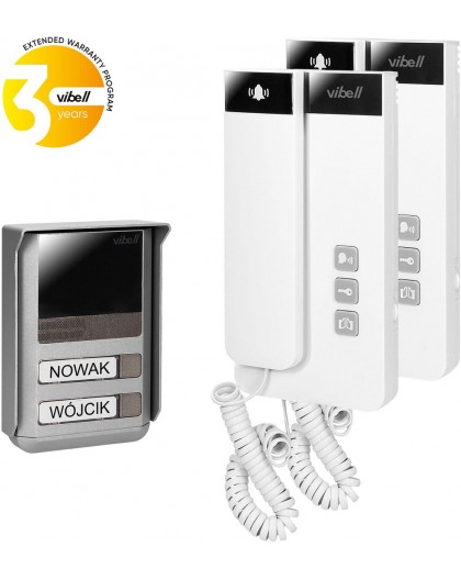 Two-family 2-wire door intercom Vibell OR-DOM-SL-924