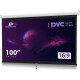 Manual Roll-Up Projection Screen 100" 16:9
