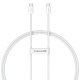 Baseus Superior USB C to USB C data cable 1 m 30 W White
