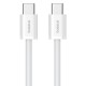 Baseus Superior USB C to USB C data cable 1 m 30 W White