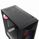 Gembird CCC-FC-900ARGB Gaming computer case Fornax 900, ATX, black