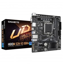 Gigabyte H610M S2H V3 DDR4 Motherboard - Supports Intel Core 14th CPUs, 4+1+1 Hybrid Digital VRM, up to 3200MHz DDR4, 1xPCIe 3.0