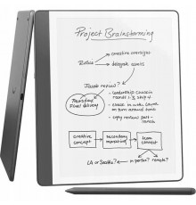 Ebook New Kindle Scribe - 2024 release 10.2" glare-free 64GB Wi-Fi (Without Lockscreen Ads) with Premium Pen Tungsten