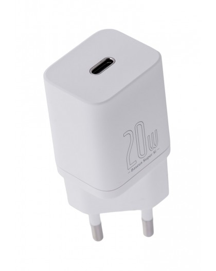 Baseus Super Si Smartphone White AC Fast charging Indoor