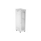 FLOOR-STANDING RACK CABINET 19" 42U 600X800 GREY PERFORATED LCD DOOR LANBERG (FLAT PACK)