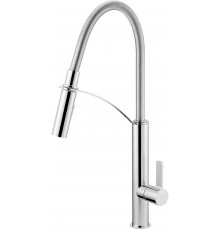 Kitchen faucet with pull-out spout