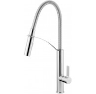 Kitchen faucet with pull-out spout