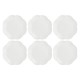 Set of 6 Villadeifiori pastry plates - White, 19 cm
