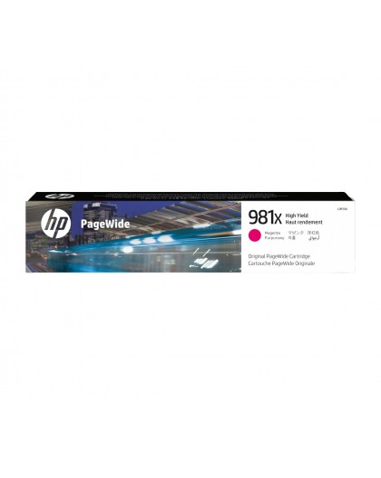 HP 981X High Yield Magenta Original PageWide Cartridge