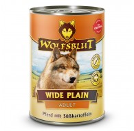 WOLFSBLUT Wide Plain Horse meat with sweet potatoes - wet dog food - 395g