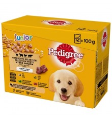 PEDIGREE Junior Selection Mix - Wet dog food - 12x100 g
