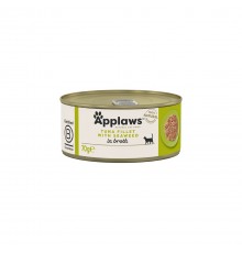 APPLAWS Tuna Fillet with Seaweed in Broth - wet cat food - 70g