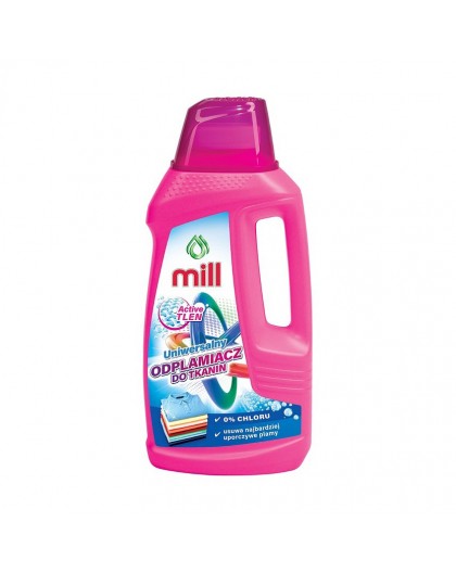 MILL Active Oxygen Stain Remover for Fabrics Universal, 0% Chlorine, Removes the Most Stubborn Stains, 1.6l (4-pack)
