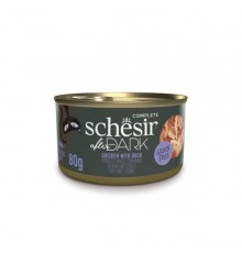 SCHESIR After Dark Chicken fillet with duck in broth - wet cat food - 80g