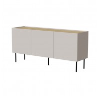 Cama FELLINI chest of drawers 150x40x70 cashmere + oiled oak top
