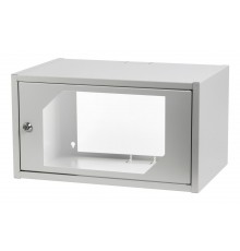 Digitus CL-19 06U rack cabinet 6U Wall mounted rack Light grey