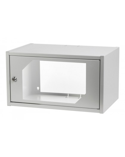 Digitus CL-19 06U rack cabinet 6U Wall mounted rack Light grey