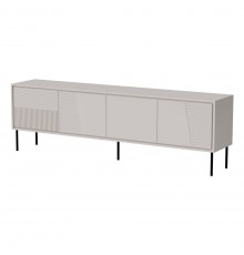 RTV cabinet ABI 4D 200x38x62 cashmere matt
