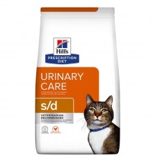 HILL'S PRESCRIPTION DIET Feline Urinary Care s/d Dry cat food Chicken 3 kg