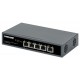 Intellinet 5-Port Gigabit Switch with PoE Passthrough, One IEEE 802.3bt (PoE++ / 4PPoE) PD PoE Port with 95 W Power Input, Four 