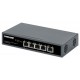 Intellinet 5-Port Gigabit Switch with PoE Passthrough, One IEEE 802.3bt (PoE++ / 4PPoE) PD PoE Port with 95 W Power Input, Four 