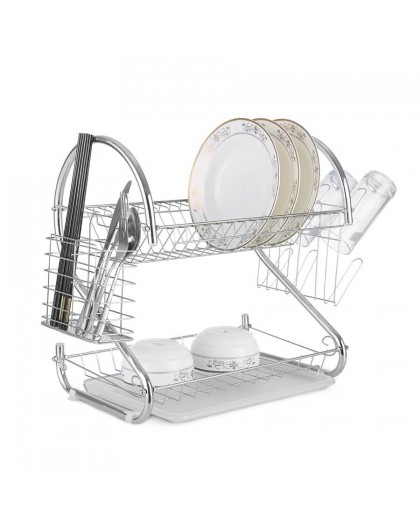 Dish drying rack 38 cm MR-1025-38 silver Maestro