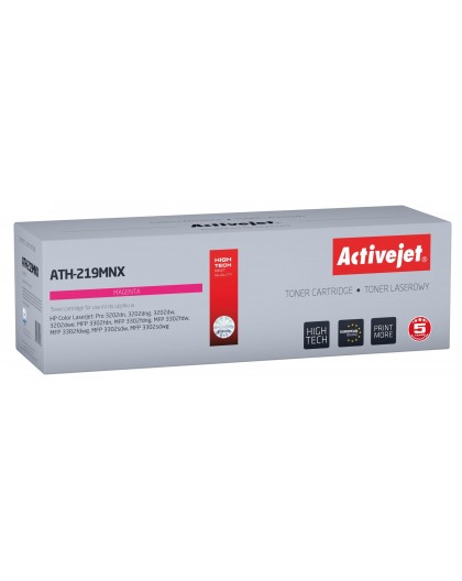 Activejet ATH-219MNX Toner for HP printer, replacement HP 219X W2193X Supreme 2500 pages magenta, with chip