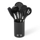 Kitchen utensils MAESTRO MR-1542-BLACK 8 elements Black