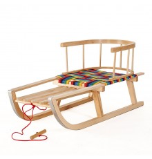 Sled with webbing seat and backrest GreenBlue GB138