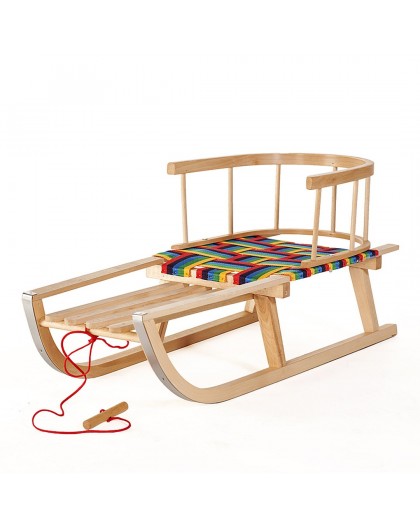 Sled with webbing seat and backrest GreenBlue GB138