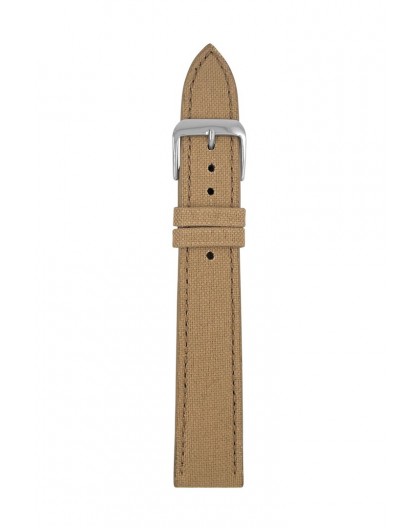 Recycled leather belt, light brown, 20 mm