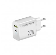 Esperanza EZC105W mains charger 20W White