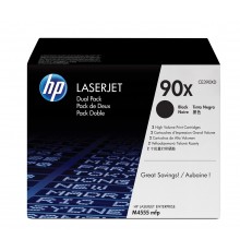 HP 90X 2-pack High Yield Black Original LaserJet Toner Cartridges