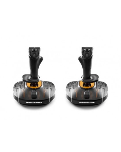 Thrustmaster T.16000M FCS SPACE SIM DUO Black, Orange USB Joystick Analogue / Digital PC