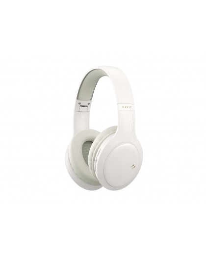 Havit H633BT - wireless on-ear headphones, beige