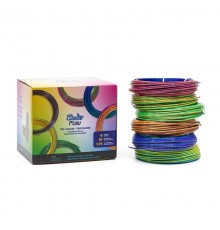 3Doodler FLOW-TRIFILLS 3D printing material Polylactic acid (PLA) Black, Blue, Copper, Gold, Green, Purple, Red 260 g