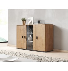 Cama sideboard 120 cm SOHO S7 lefkas oak/black
