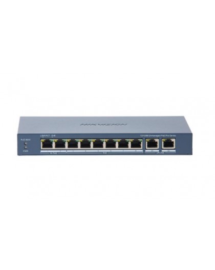 Hikvision DS-3E0310HP-E(C) network switch Unmanaged Fast Ethernet (10/100) Power over Ethernet (PoE) Blue