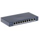 Hikvision DS-3E0310HP-E(C) network switch Unmanaged Fast Ethernet (10/100) Power over Ethernet (PoE) Blue
