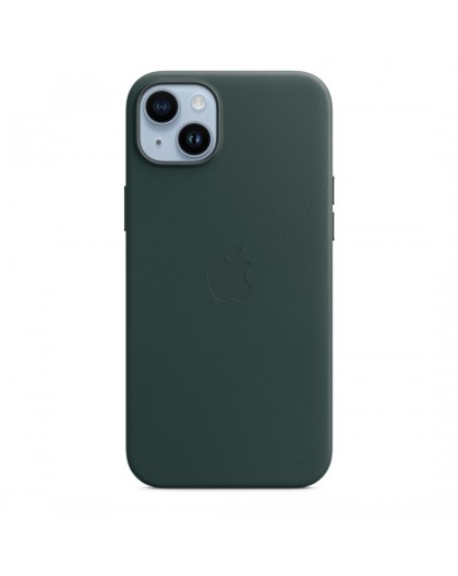 Apple iPhone 14 Plus Leather Case with MagSafe - Forest Green