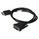 Lanberg CA-DPDV-10CU-0010-BK video cable adapter 1 m DisplayPort DVI-D Black