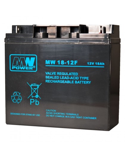 MW Power MW 18-12 UPS battery Sealed Lead Acid (VRLA) 12 V 18 Ah