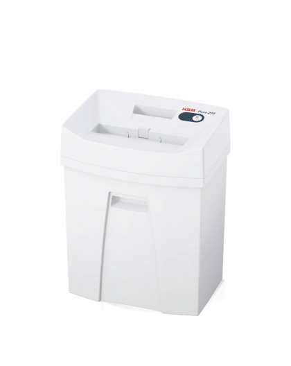HSM Pure 220 paper shredder Particle-cut shredding 22.5 cm White