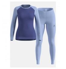 Thermal underwear - Odlo Set ACTIVE WARM Special Set size S Navy blue